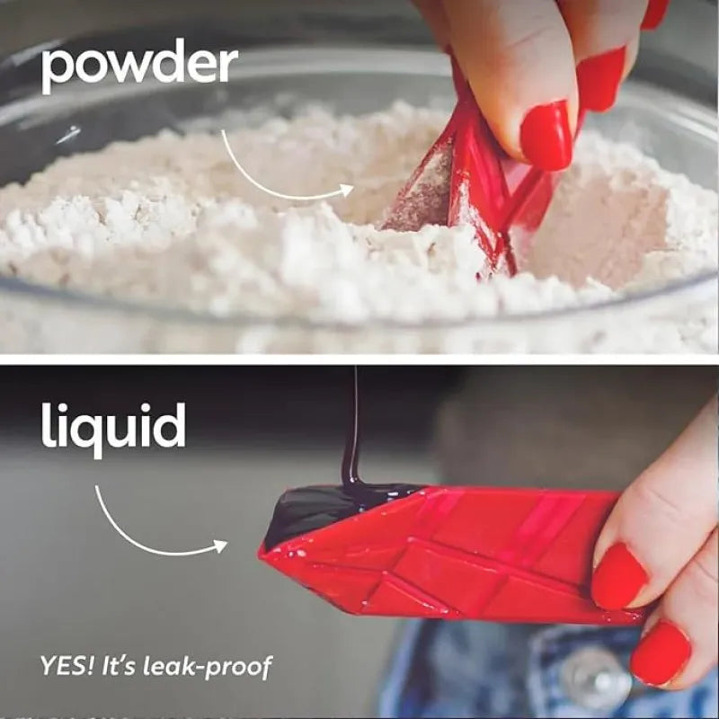 Folding Three-in-One Measuring Spoon